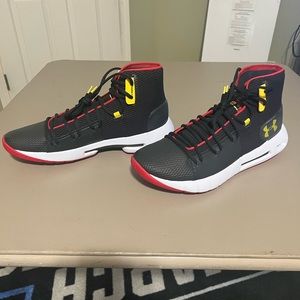 Under Armour HOVR. Maryland basketball team issued 2019. Never worn. Size 12.5.
